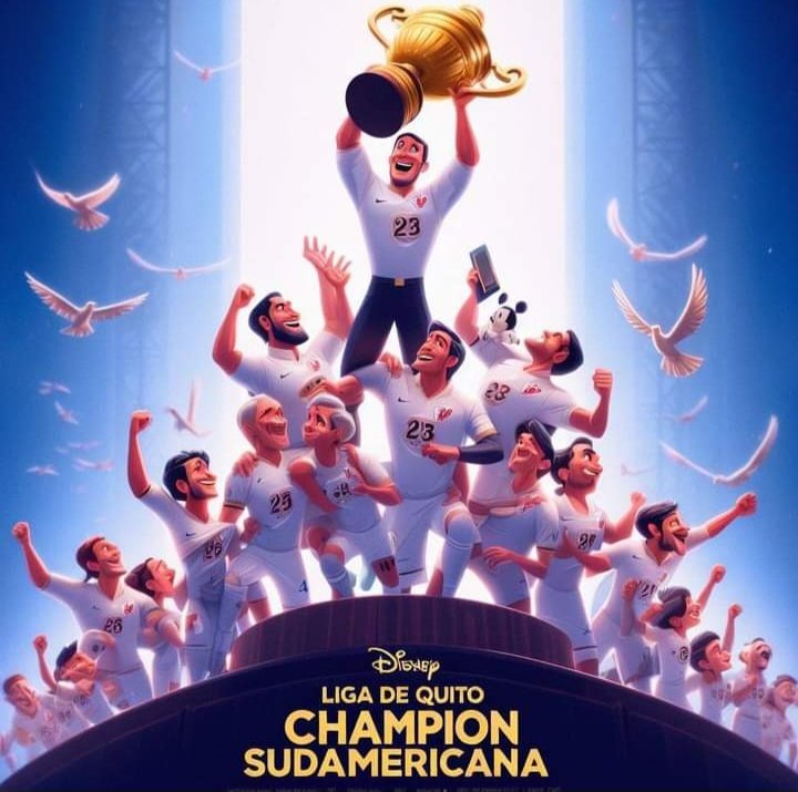 Anghy1294's tweet photo. @LDU_Oficial Muchas felicidades los mejores....!!!🇪🇨✨️✨️🎊🏆 https://t.co/krkX7A1tFZ