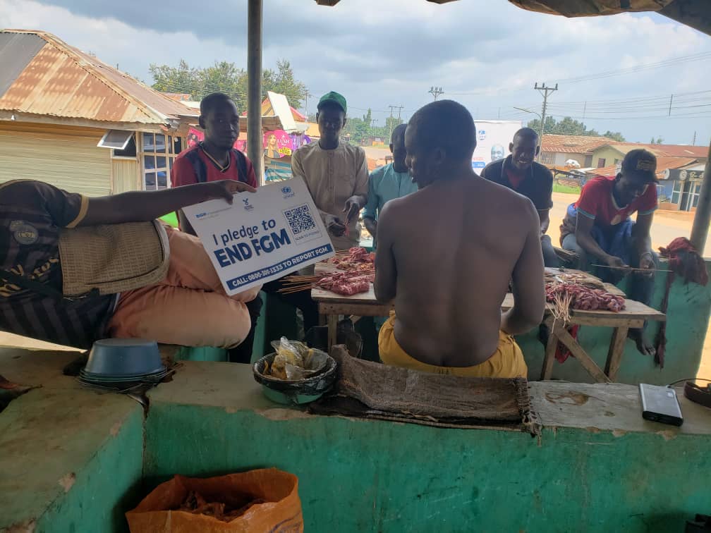 BigifNGO's tweet photo. Ensuring no one is left behind. We have taken #ReflectiveDialogue on #EndFGM to minority groups in @ekitistategov through our trained CBOs. Hausa communities (meat sellers) were reached
@M4Good2EndFGM
@UNICEF_Nigeria
@YemibOyebanji
@GPtoEndFGM
@Gendermobile_NG
@HACEYHealth https://t.co/9Ed9smNKEU