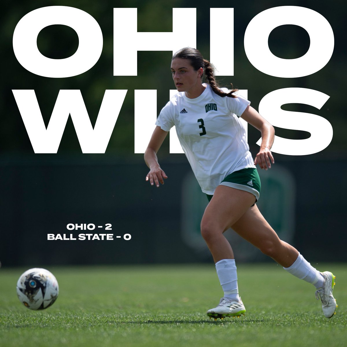 OhioWSoccer's tweet photo. MOVIN' ON ‼️

We're headed to the semifinals of the MAC Tournament 😼

#OUohyeah https://t.co/hXHOvDCiWM