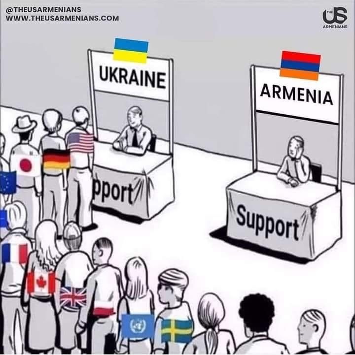 L’indignation et la générosité sélectives dès la part de cet occident décadent. #ArmenianGenocide #Armenie #Armenia #Armeniens #ArmenianGenocide2023