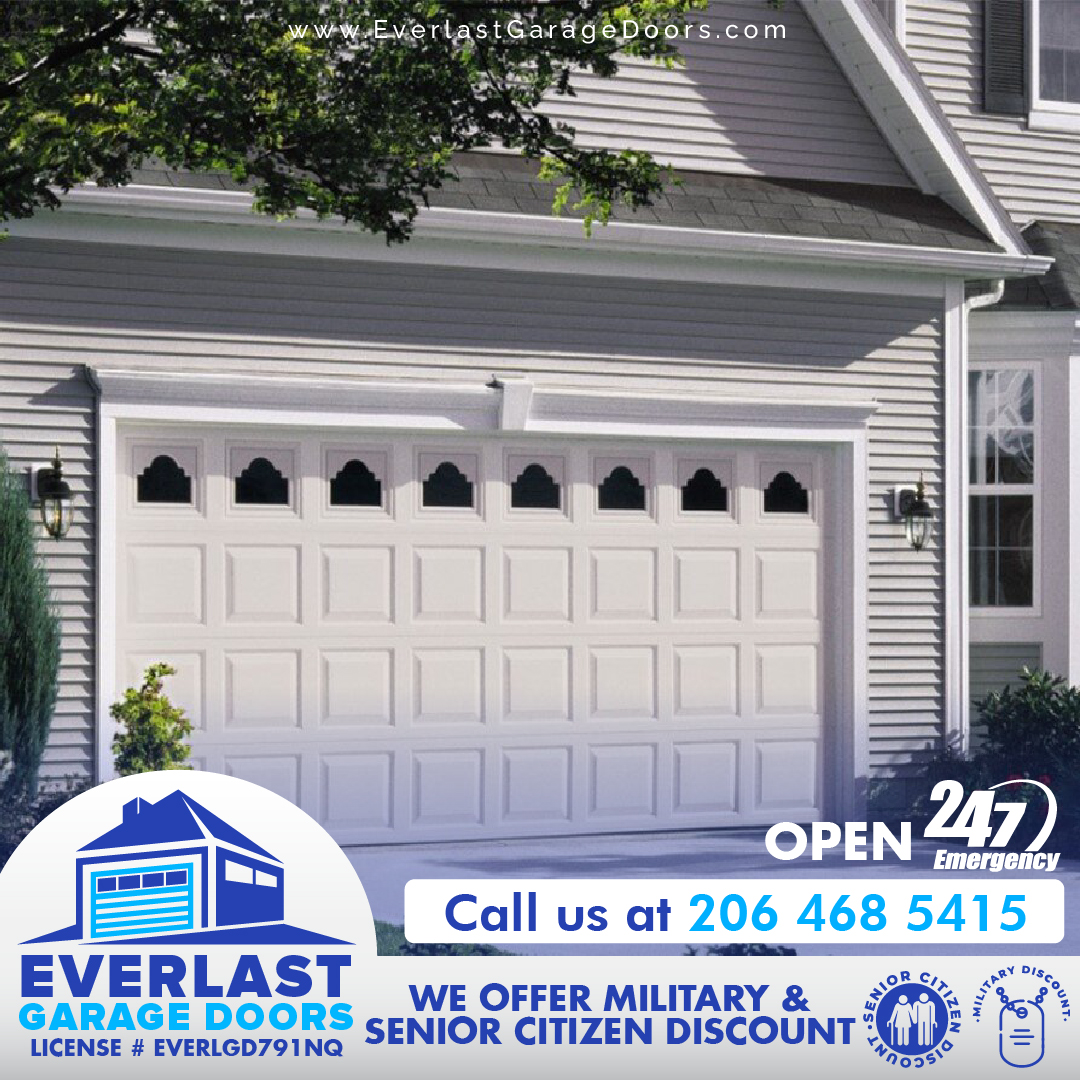 EverlastGarage's tweet photo. A yearly garage door tune-up is essential to maximizing the door's lifespan and the safety and security of your home. The following procedures show the most common garage door maintenance and repair tasks. Book us now 206-468-5415 #garage #garagedoors  #bellevue #garagespring https://t.co/EDO9bzXO59