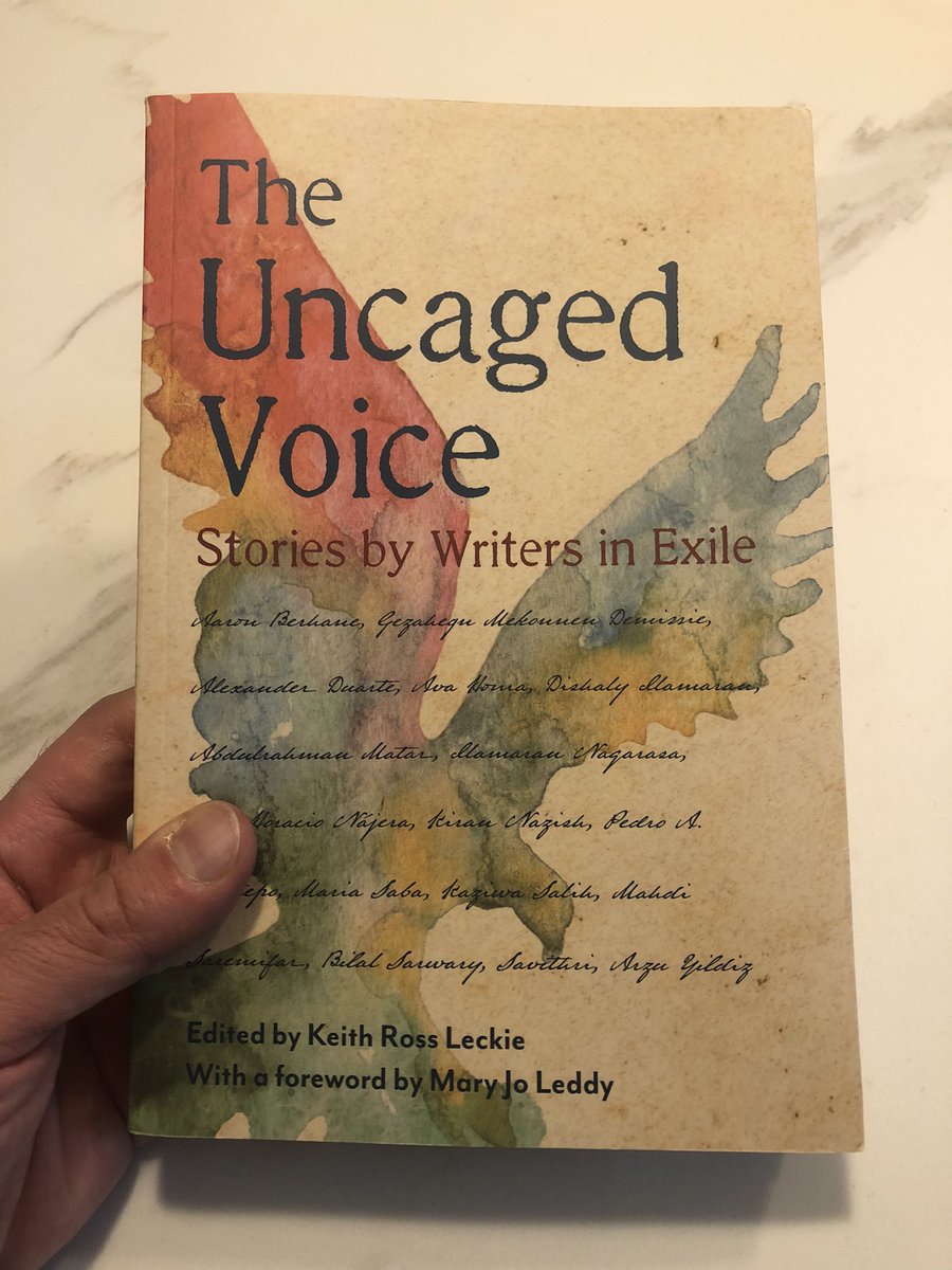 It’s time to read “The Uncaged Voice” from exiled writers. @PENCanada @Abdul_Matar @Najera13 @msaremif @bsarwary @kirannazish @arzuyldzz and others. Thanks and congratulations from an exiled reader. 🙏