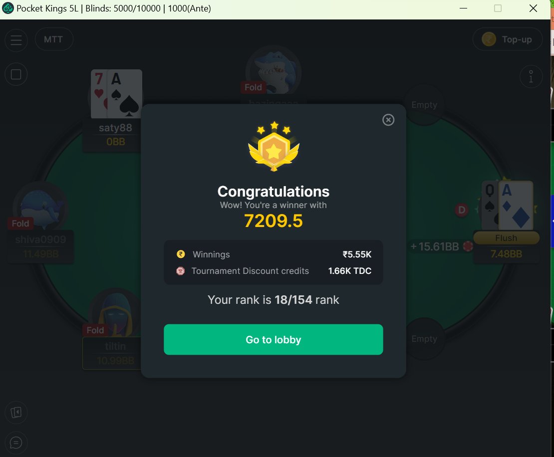 brawd375's tweet image. 🔥🔥💪#pocket52 #mttpoker