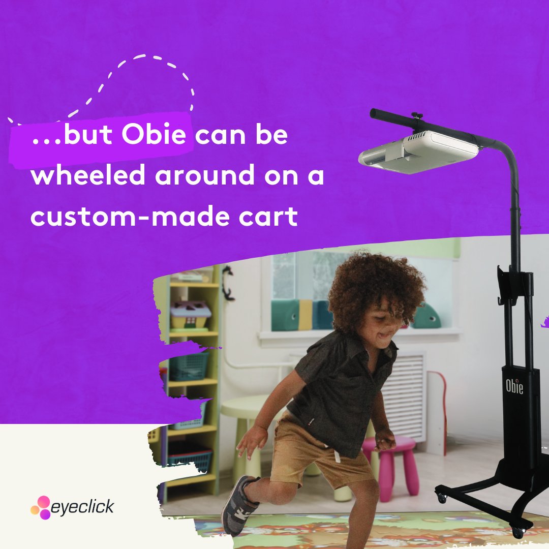 EyeClick_Ltd's tweet image. Interactive fun wherever you need it! 🌟 With a custom-made cart and the award-winning Obie interactive projector, Mobile Obie brings the excitement to any room or location. 🚀

#MobileObie #InteractiveProjector #ObieByEyeClick