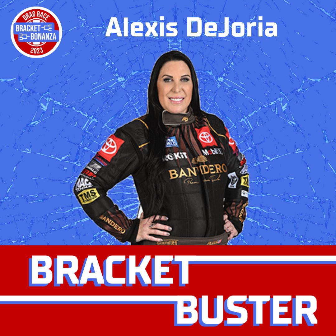 And with the 5th #BracketBuster for Funny Car at the #VegasNats, @AlexisDejoria defeats @TimWilkerson_FC in round 1, busting 70% of brackets. ❌