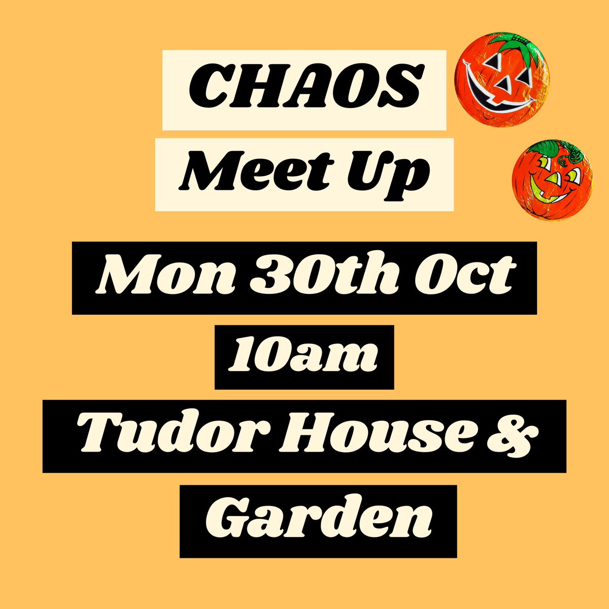 Looking forward to our October meet up tomorrow! This month we’re in the spooky surroundings of Tudor House and Garden 👻 Join us for the chance to chat with other local creatives and find out what everyone’s up to Register here 👇 eventbrite.co.uk/e/715318616237…