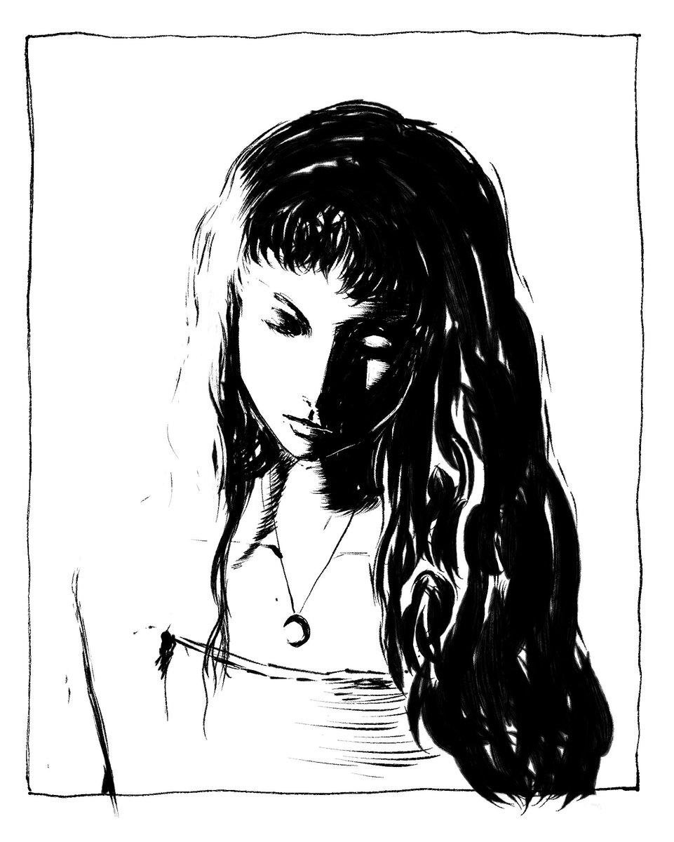 #ink #digitalart #clipstudio #portrait