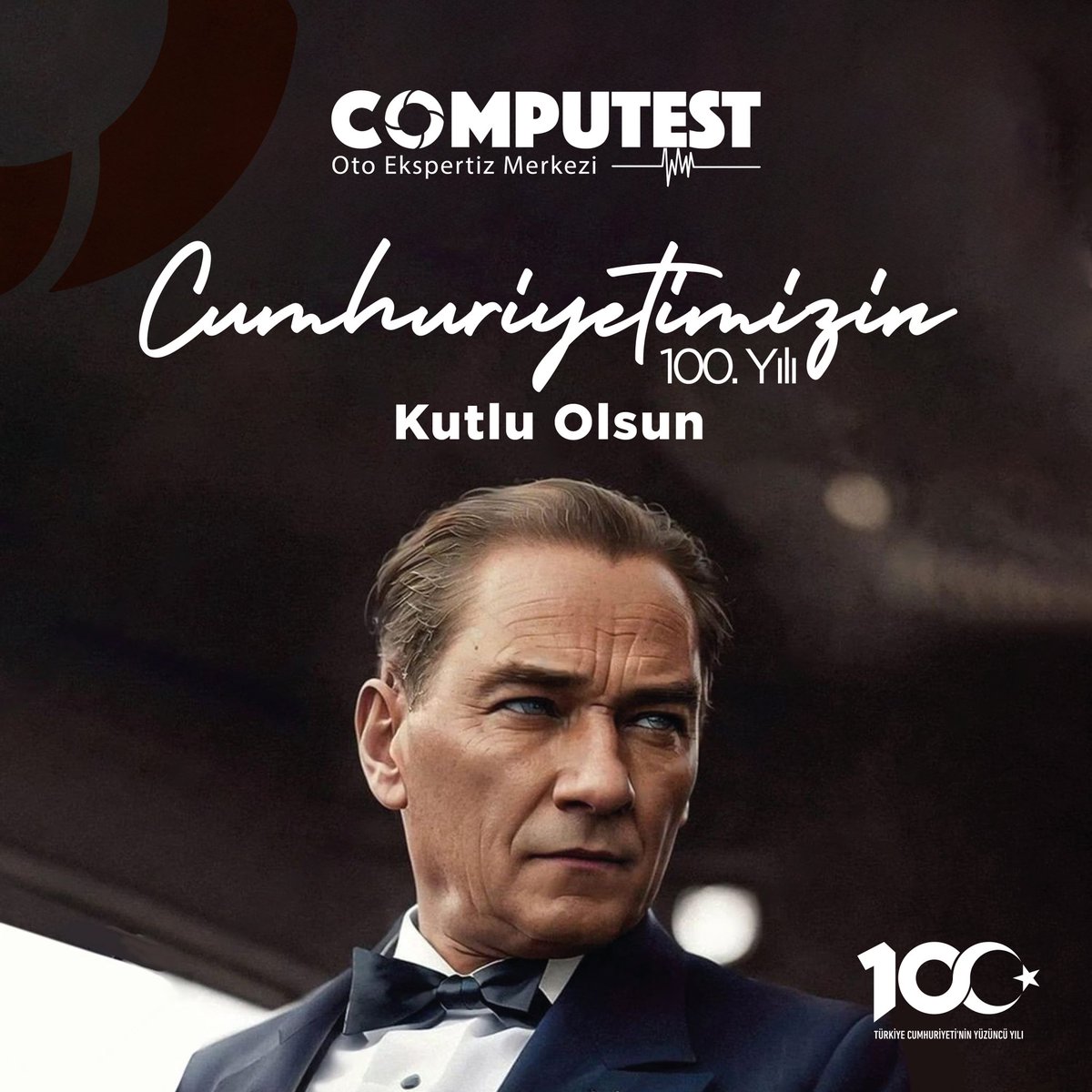 computesttr's tweet photo. Cumhuriyetimizin kurucusu Gazi Mustafa Kemal Atatürk başta olmak üzere kahraman silah arkadaşlarını, aziz şehitlerimizi ve gazilerimizi rahmet ve şükranla anıyoruz.

100. yıl yolunda Cumhuriyet Bayramımız kutlu olsun!
#CumhuriyetimizinYüzüncüYılıKutluOlsun https://t.co/urduzmb4ww