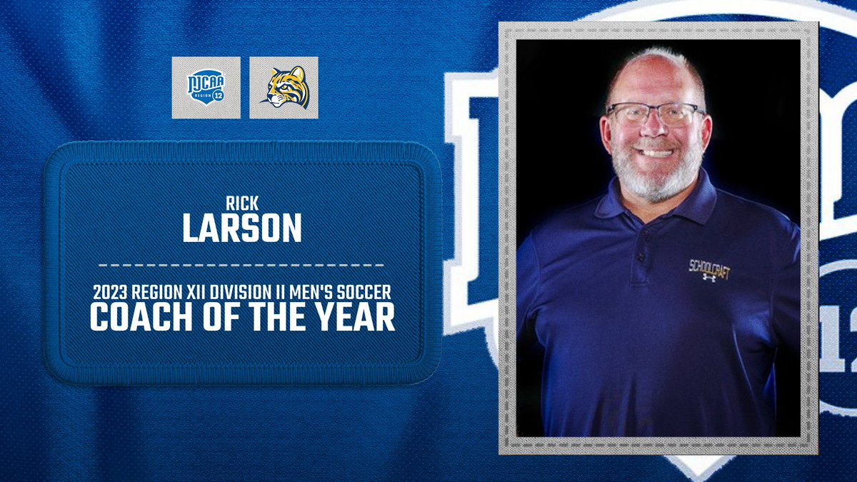 NJCAA Region 12 (@njcaaregion12) on Twitter photo COACH OF THE YEAR
The 2023 Region 12 Men's Soccer Coach of the Year is <a href="/Schoolcraftmsoc/">Schoolcraft College Men's Soccer</a> head coach, Rick Larson!
Congratulations, Coach, and best of luck to you and the Ocelots next weekend as you compete for the Northeast District Championship!
<a href="/OcelotAthletics/">Schoolcraft College Athletics</a> COACH OF THE YEAR
The 2023 Region 12 Men's Soccer Coach of the Year is <a href="/Schoolcraftmsoc/">Schoolcraft College Men's Soccer</a> head coach, Rick Larson!
Congratulations, Coach, and best of luck to you and the Ocelots next weekend as you compete for the Northeast District Championship!
<a href="/OcelotAthletics/">Schoolcraft College Athletics</a>