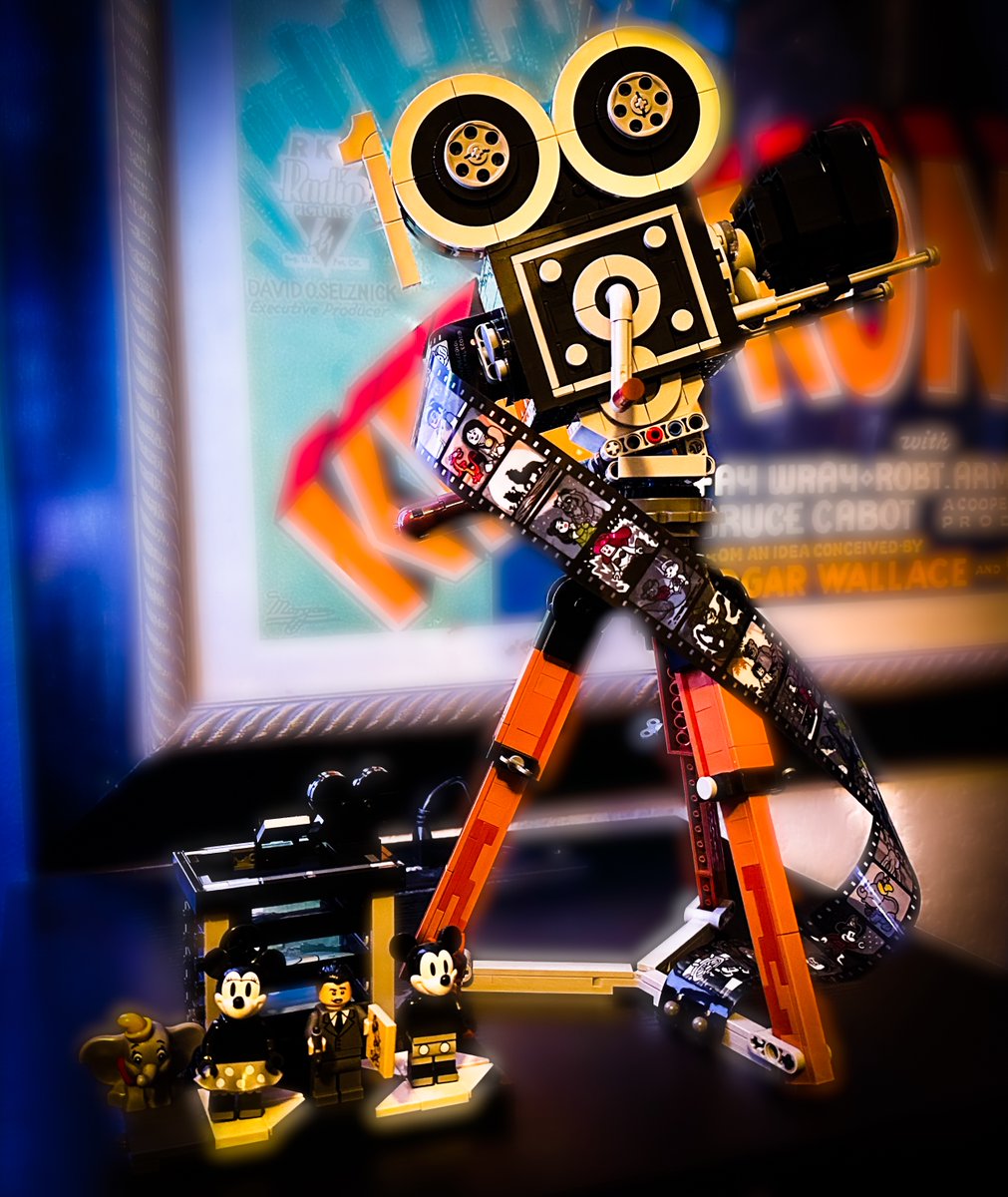 dustn_the_wind's tweet photo. I just had to get this Disney 100 Anniversary Walt Disney Tribute Camera. It’s LEGO at its most creative and whimsy. The set encompasses my love and passion for the Disney brand, the legacy of Walt Disney, and for filmmaking.  #ufcjconline #lego #Disney100 https://t.co/CdFIacJhCP