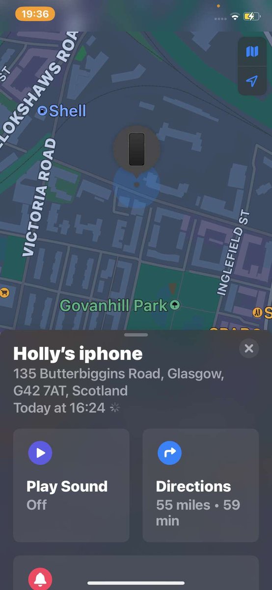 My sis phone was stolen yesterday at <a href="/TerminalVFest/">Terminal V</a>. This is its last location, &amp; whoever has it keeps turning it on &amp; off. Just curious to know if anyone else had this happen? Or if anyone has an idea who this might be? Long shot! Disgusting people even pit pocket at raves!