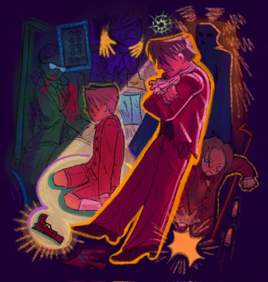 •#AADoodles23 Day 29: Regret•
#AceAttorney