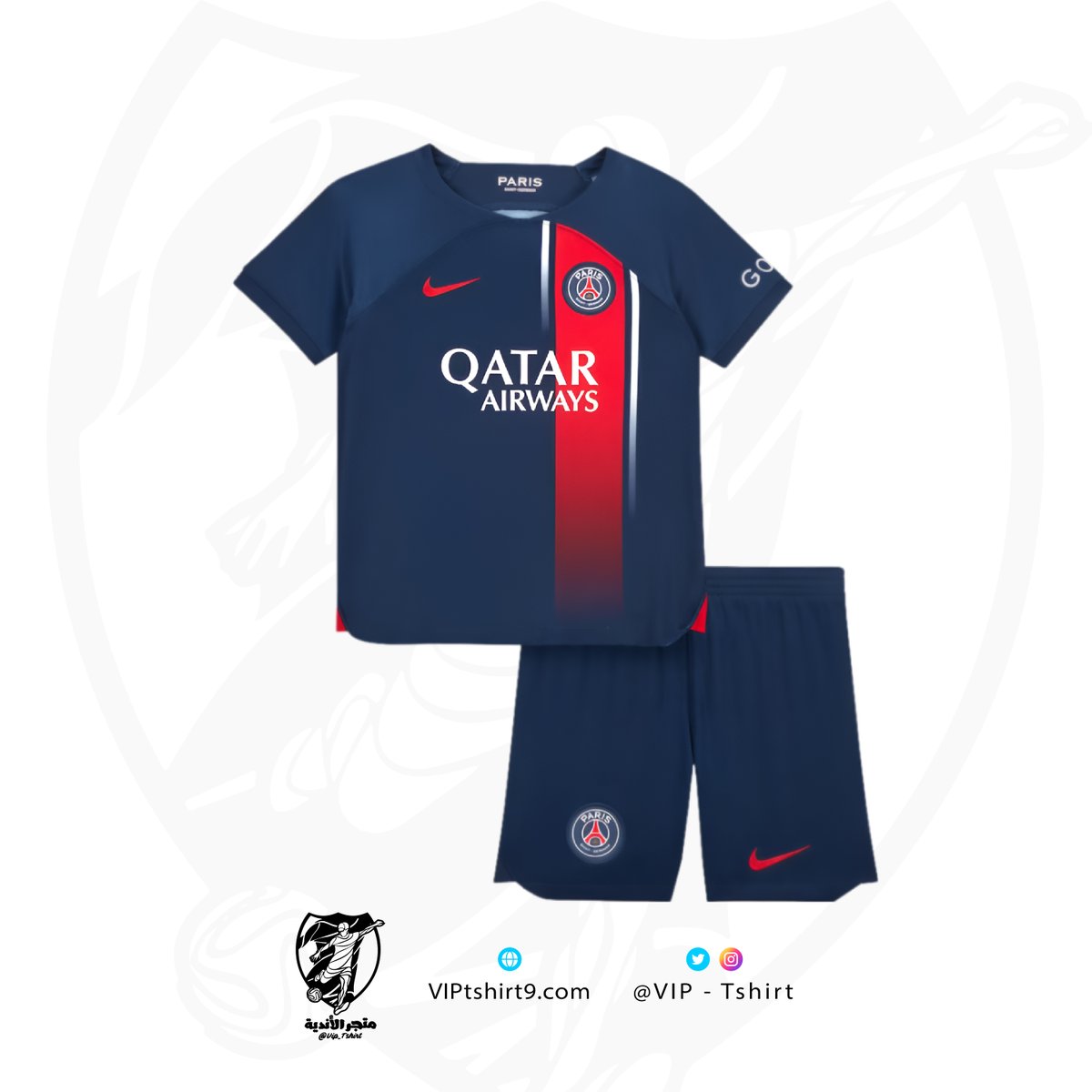 - طقم ولادي باريس الاساسي
- امكانية طباعة اسمك و رقمك المفضل
- امكانية طباعة شعارات الابطال على الكتف
- المقاسات : من عمر سنة الى 14 سنة

- رابط الطلب من الموقع :
2u.pw/5imDJph

👏🏻لا تنسى اضافة كوبون الخصم : T10

⁧#متجر_الاندية⁩