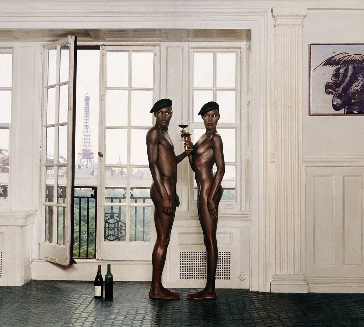 ‘grace and her imaginary twin’ 
grace jones. 1979. by jean-paul goude.