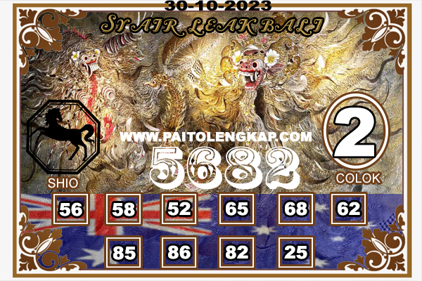 DaftarPAS4D's tweet photo. Angka Main Sydneypools 30 Oktober 2023
Angka Main : 0256
2D: 02*05*06*20*25*26*50
3D: 025*026*052*056*062*065*205
SHIO : KERBAU & ANJING
CB: 0 & 2
Tutup: 13:30 WIB & Result 13:50 WIB
UPS, Bossku
#syairsdy #syairssydney #syairpas4d #daftarpas4d #angkamainsdy #linkpas4d #loginpas4d https://t.co/mT0toMQdNt