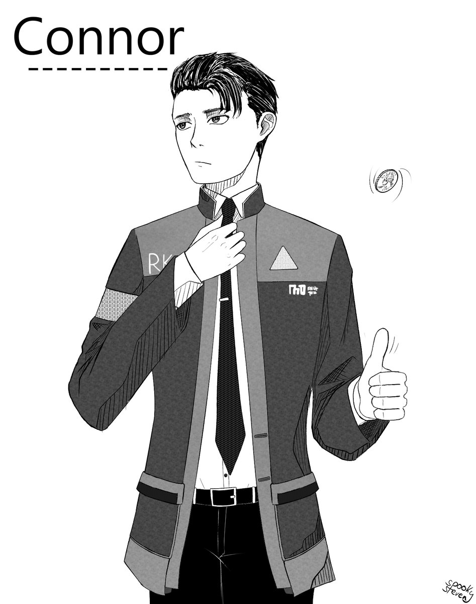 spokysteven's tweet photo. Inktober Day #29:  
Connor - Detroit: Become Human

#inktober #inktober2023 #inktober2023day29 #digitalart #digitalartwork #illustration #illustrationart #fanart #dbh #DBHConnor https://t.co/0DVUE3L6df
