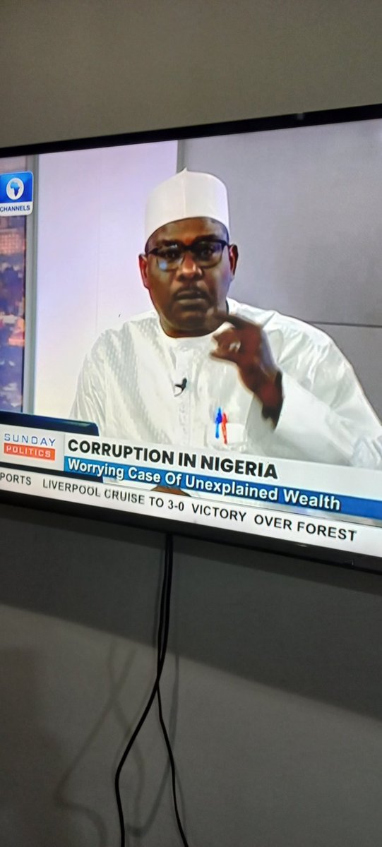 oluremisonaiya's tweet photo. Senator Ali Ndume is advocating a law on #UnexplainedWealth. He wants the President to sign an executive order on the issue. People have to explain the source of their stupendous wealth and how they fuel their lavish lifestyle. #EndingCorruption https://t.co/H8lvFGjd1q
