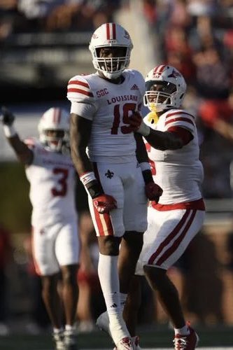 Cameron Whitfield versus South Alabama:

7 tackles
3.5 sacks
3 forced fumbles

#GeauxCajuns #cULture