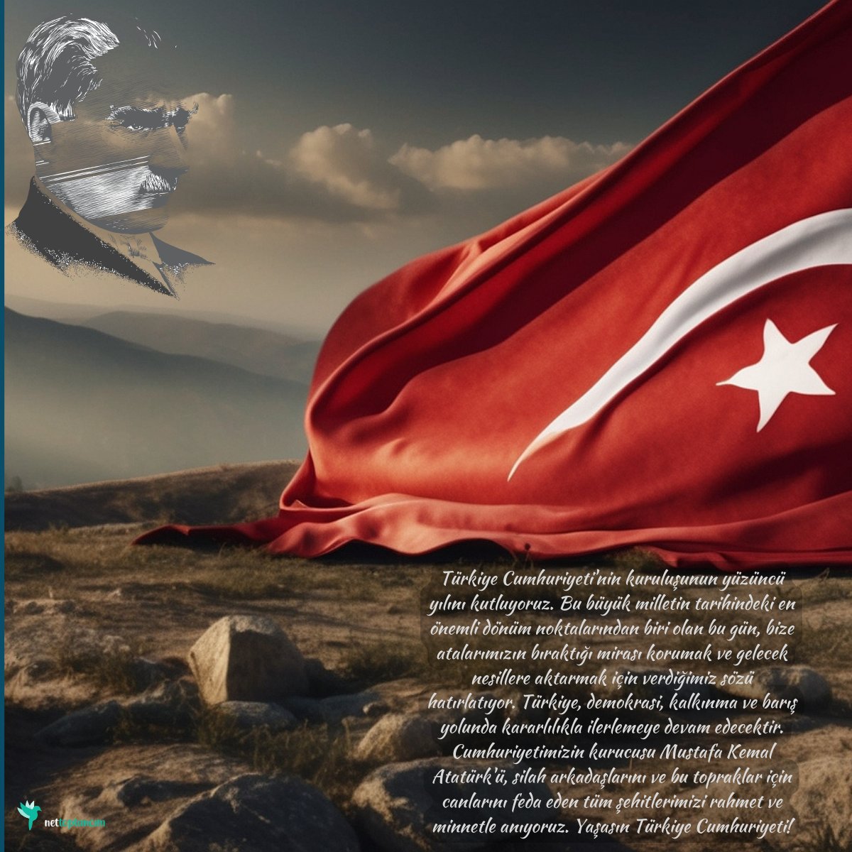 NetToptanc's tweet photo. Cumhuriyetimizin 100.yılı kutlu olsun.

#net #toptancım #nettoptancimcom #toptan #ürün #toptanpazaryeri https://t.co/AwOP4xmq68