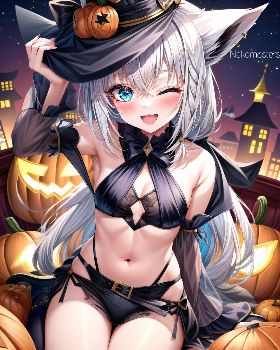 NekoMasters's tweet photo. Happy Halloween! 🦇#aiart #AIグラビア #AIart #AIgirl #AIArtwork #Vtuberバトルロワイアル4 #Vtuber準備中最古参になってください #VTuberのおともだち大募集 #fubuki #shirakamifubuki #Halloween2023 #Halloween #animegirl #anime #AnimeArt https://t.co/VnqcmLoGoY