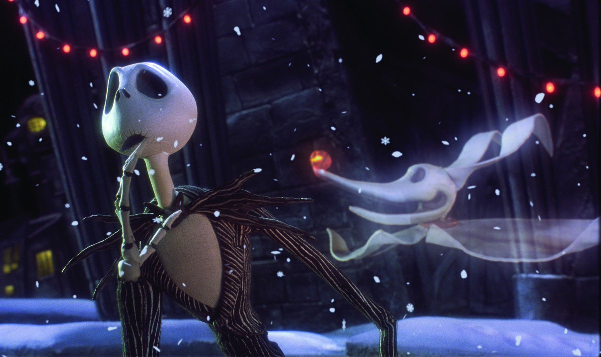 Tim Burton's The Nightmare Before Christmas, directed by Henry Selick from a screenplay by Caroline Thompson and featuring the voice talents of Chris Sarandon, Danny Elfman, Catherine O'Hara, William Hickey, Glenn Shadix and Ken Page, was released on this day in 1993 (USA) 🎬