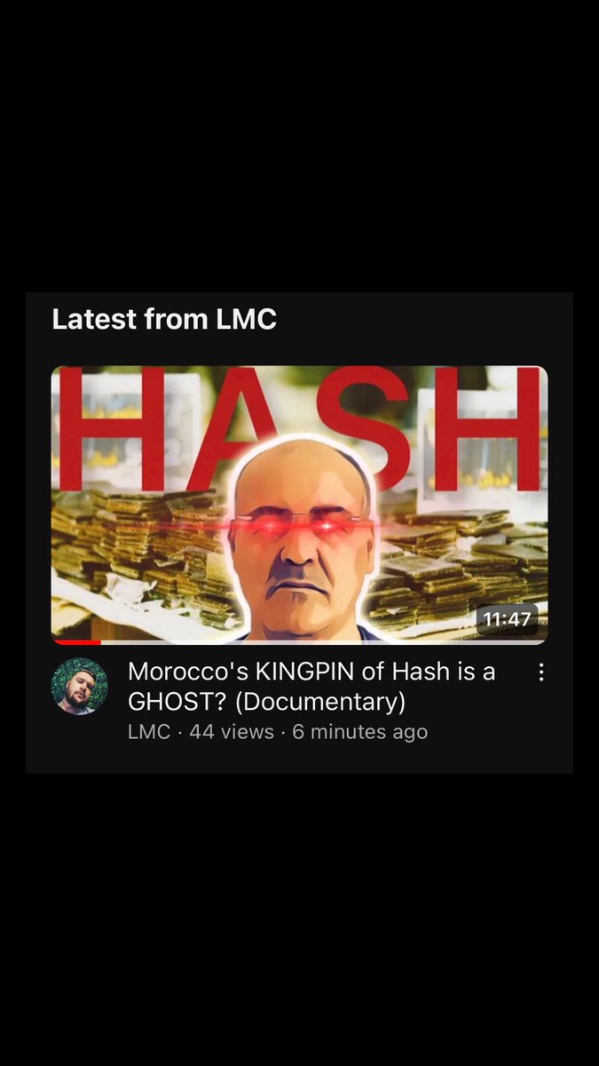 LMCxLUC's tweet image. Morocco&apos;s KINGPIN of Hash is a GHOST? (Documentary)
youtu.be/vPq6NH-OmM4