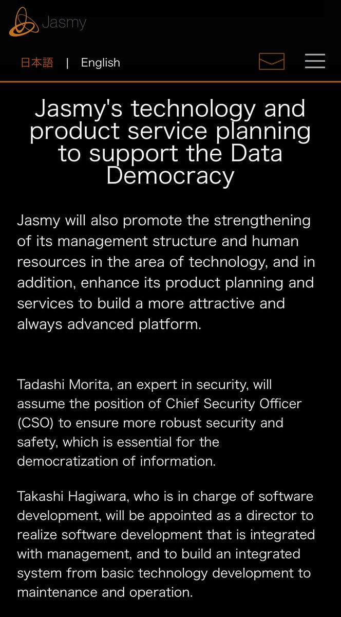 IcyAmphibian's tweet image. #JASMY Core Value of #DataDemocracy is also shared by @Microsoft (SecurePC) and @IBM (JASMY Main Net on @Hyperledger Fabric).
Listen to Steve Jobs on Company Core Values!!!
@JasmyMGT @HARA_JasmyCFO