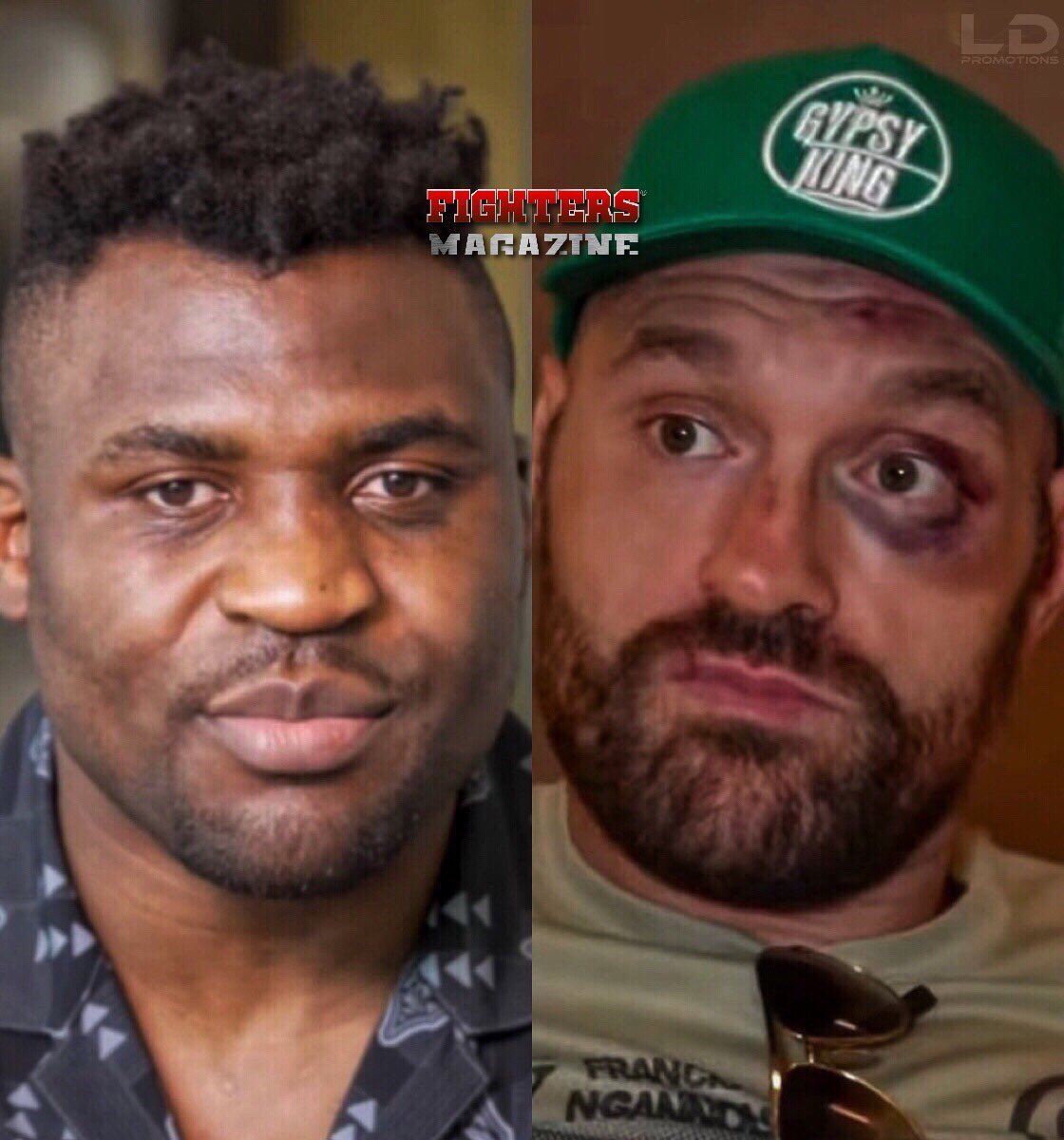 🤨🔥 Francis Ngannou le ganó a Tyson Fury. Quien opine lo contrario no sabe nada del deporte. Así lucen ambos al finalizar su combate. #TysonFury #FrancisNgannou #FuryNgannou