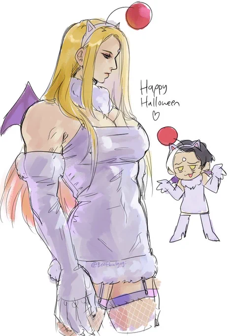 happy halloween <3 from me who plays ff14