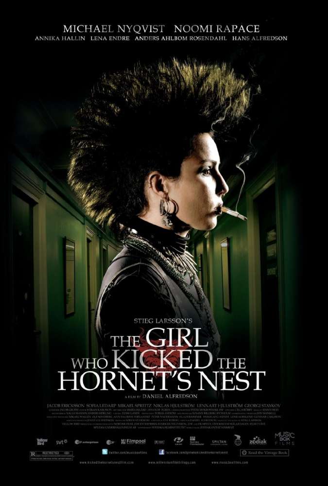 OnThisDayFilm's tweet photo. The Girl Who Kicked the Hornet's Nest was released on this day 13 years ago (2010). #NoomiRapace #MichaelNyqvist - #DanielAlfredson https://t.co/1g8Y8ek1Du https://t.co/KWIIx7XtwJ