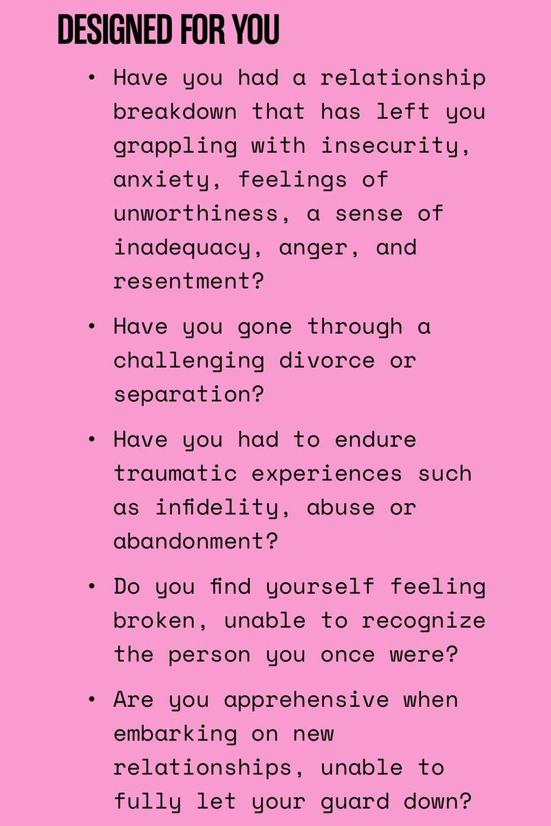 Zoe_JMK's tweet photo. I’ve just found out about this amazing 8-week therapy group 
@kintsugicircle
 designed specially for women who have been affected by traumatic relationships.

You can find more information about the content, price and dates here: https://t.co/re6G8K5Kau

Such a needed service 🩷 https://t.co/8AMDUnysMt
