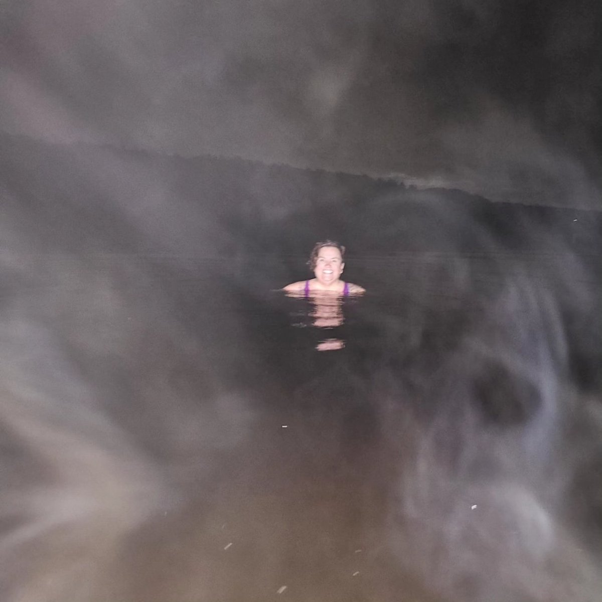 sammip78's tweet photo. A fabulous swim a day late under the Taurus Moon with my #makemenopausematter travel mug of coffee to warm me up after. #wildswimming #coldwaterswimming #taurusmoon https://t.co/0CrqwuKunj