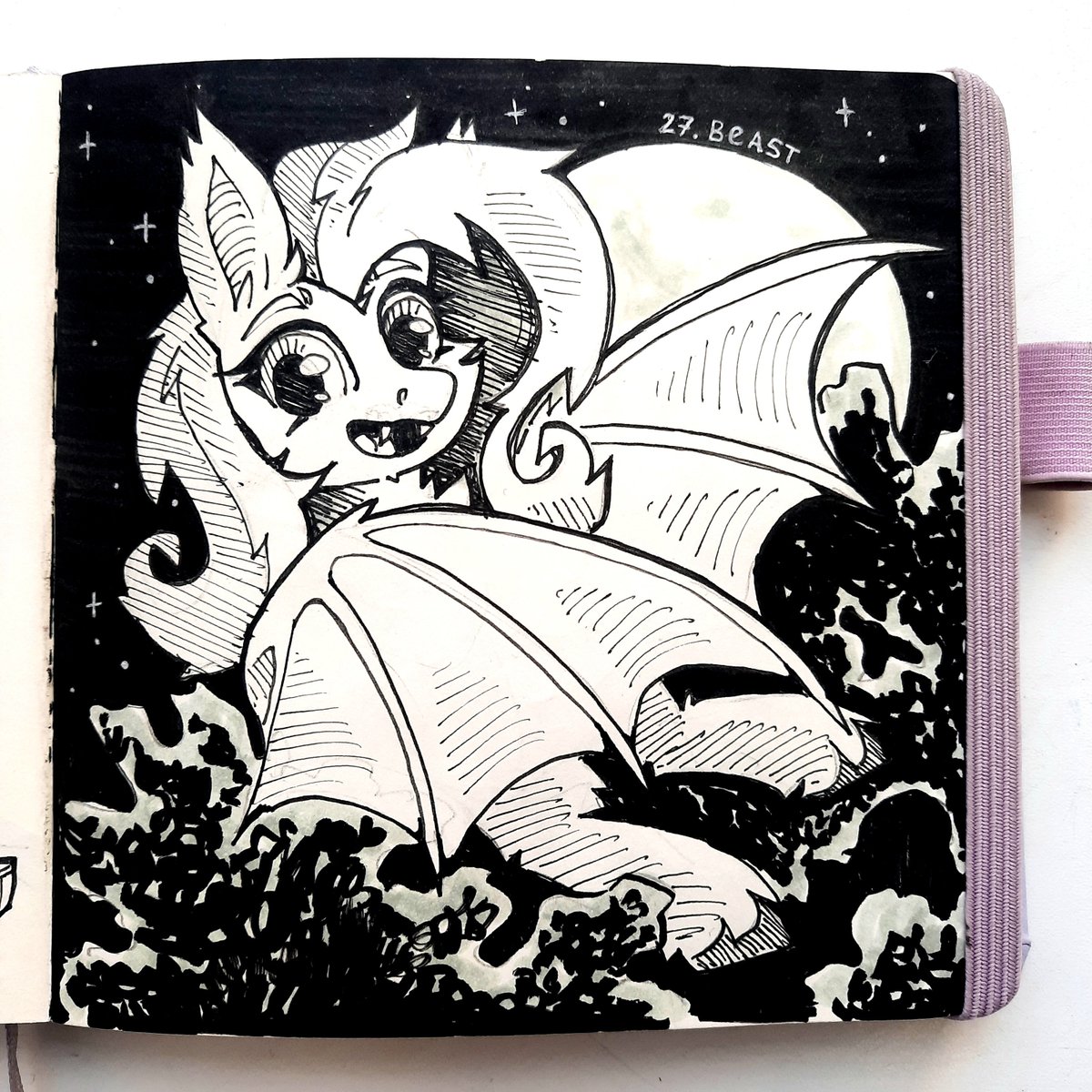 lilacclime's tweet photo. 27. Beast 

#inktober #inktober https://t.co/omQeDGNHVx