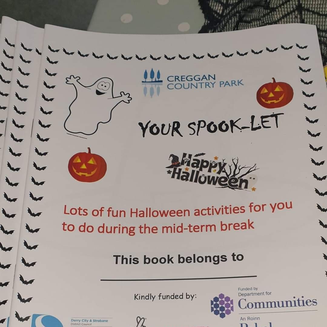 👻FREE SPOOKLETS 👻

We have some free #Halloween activity booklets available to collect at reception on Monday 30th October between 3pm - 5pm 🎃

#samhain #october #kidsactivities