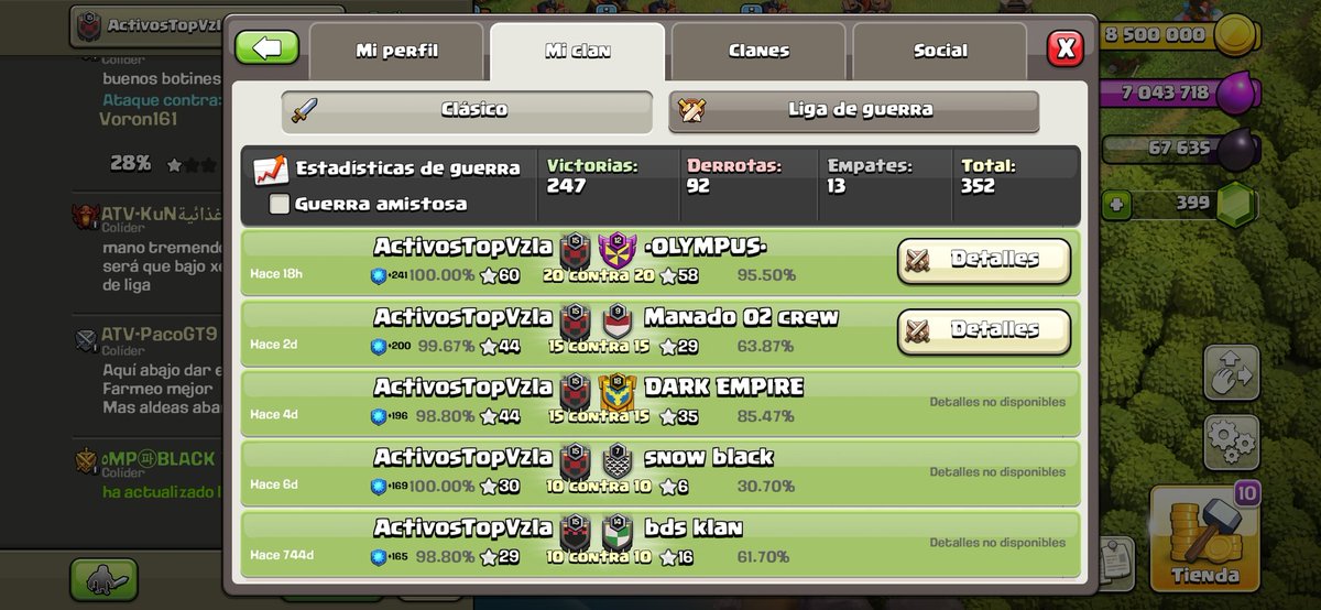 Nuestra segunda pw desde que reactivamos el clan, mantenemos la racha de buena manera 😎