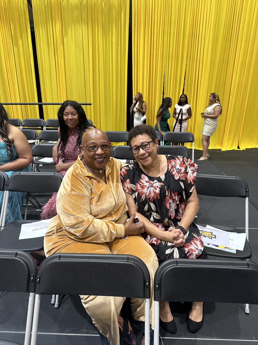 ⁦<a href="/ncatsuaggies/">North Carolina A&T</a>⁩ Wow! I am at Aggie Coronation today and just met the transformative Elder Mary McLeod Bethune’s granddaughter! Amazing! Let us always remember and honor our elders as we move forward.