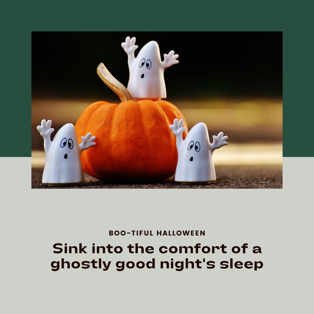 Sink into the comfort of a ghostly good night's sleep at Quality Inn &amp; Suites Brandenburg. Wishing you a restful &amp; boo-tiful Halloween stay. 
For Hotel booking visit us: qualityinnbrandenburg.com or call us at +1 (270) 422-1700.
#Brandenburg #halloween #happyhalloween🎃