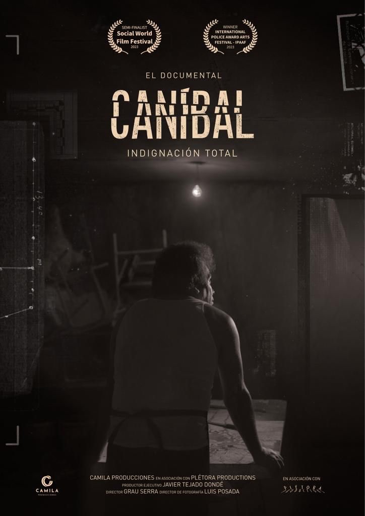 #CaníbalIndignaciónTotal es un recordatorio urgente de la necesidad de atender un problema que atormenta a nuestra sociedad: la violencia en contra de las mujeres, una realidad desgarradora que trasciende fronteras. Premio <a href="/AApoxiomeno/">International Police Award Arts Festival</a> a #MejorDocumental