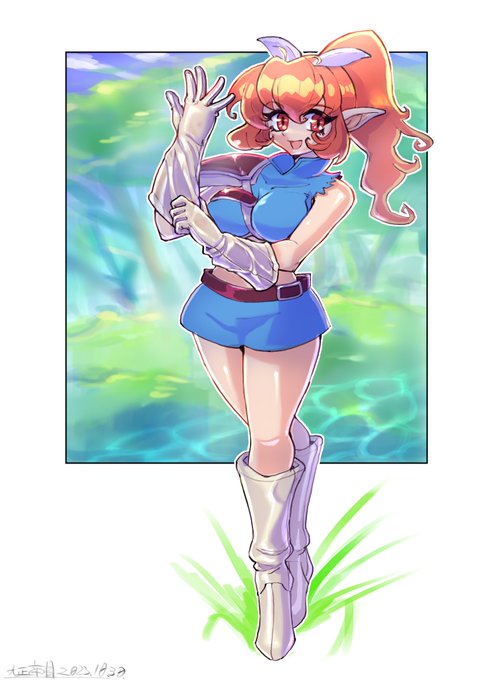 モンコレナイトよりエルフのソネットさん🧝‍♀️ 