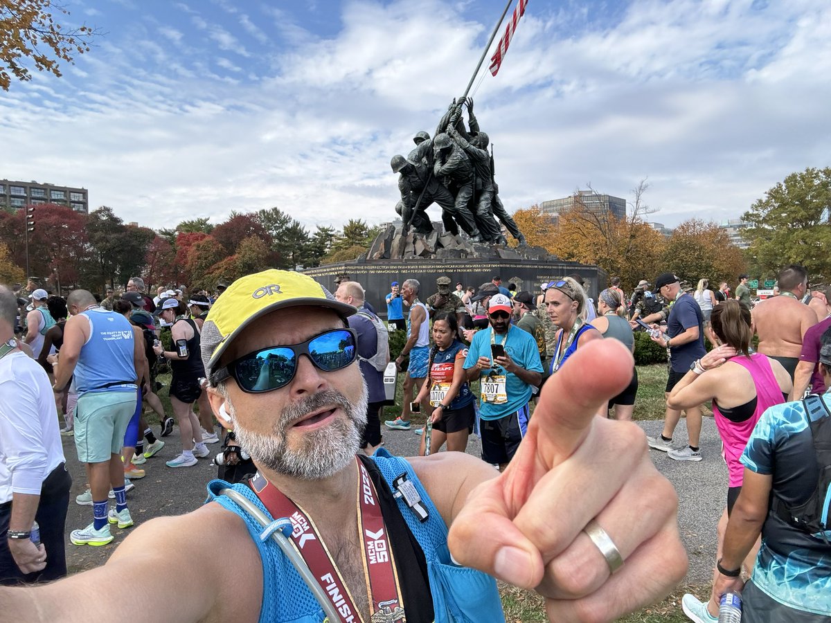 Marine Corps 50K #Ultramarathon complete, second year in a row. ✌🏽#Distance #Running #DC