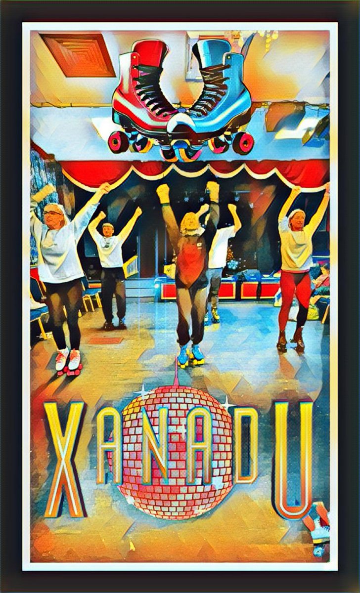 loolalabelle's tweet photo. Hands up for a ticket to xanadu this week 🛼🛼👌👌♥️♥️ #xanadu #Musical #musicalcomedy @JeffLynnesELO https://t.co/YK6gbRygS6