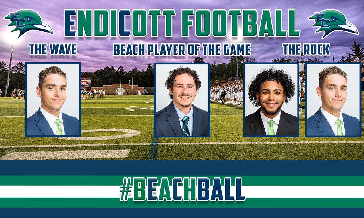 Congratulations to our Week 8 Game Award Winner’s‼️
The Wave: Ryan Smith
The Rock: Marcus Rivera, Ryan Smith 
BEACH Player of the Game: Anthony Gugliuzza
#BeachBall 🏈🐦🏖️#BeachHou23☀️🌊