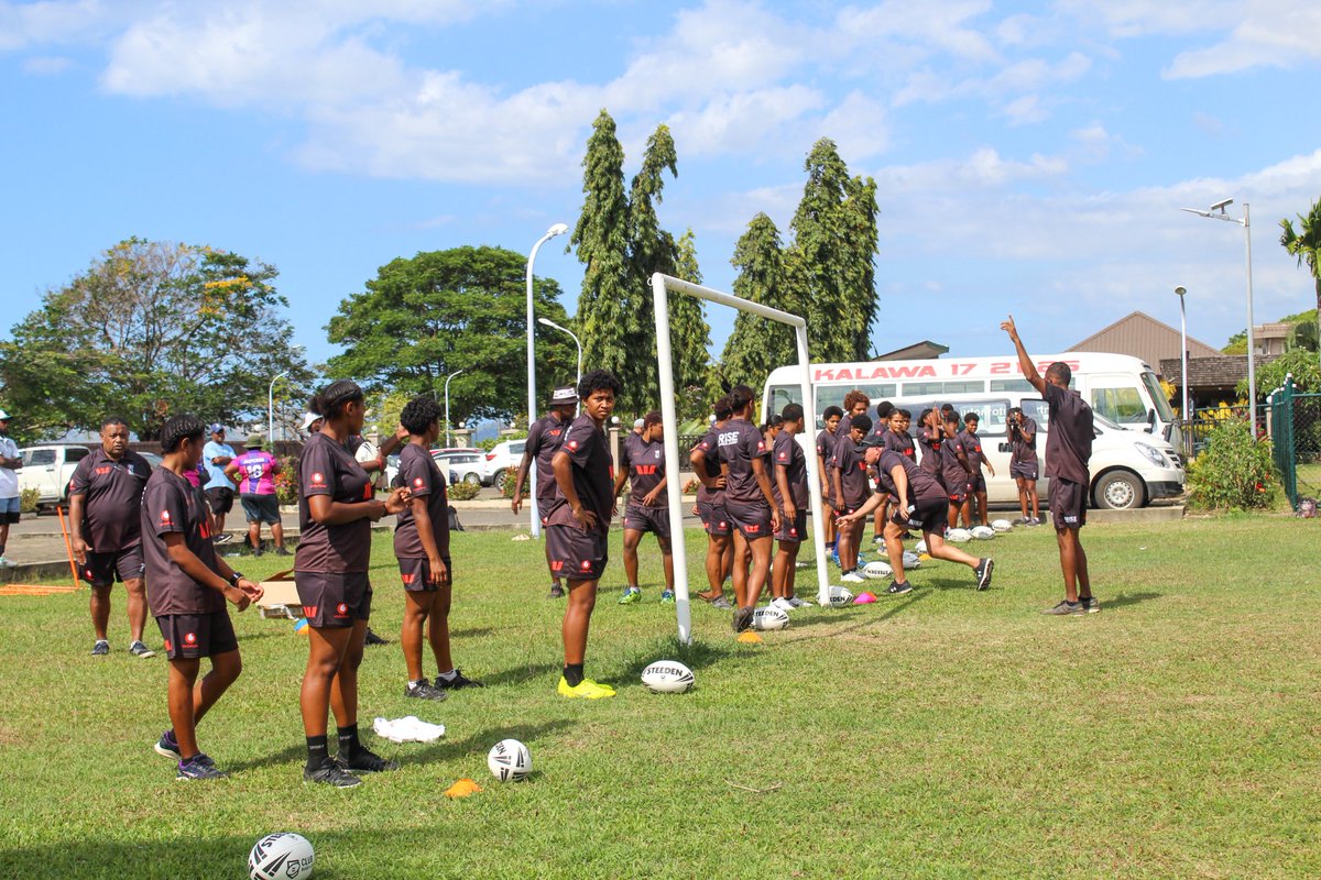 nancy_tee09's tweet photo. Launching of the RISE ROOKIE ACADEMY at the Tanoa Waterfront is definitely a huge boost for Women in Rugby League in Fiji.  We look forward to what the future holds. 
Thank you gracious Adonai.Our story for your glory.

#womeninsports #womeninleague. #sportsfordevelopment https://t.co/W3tncRR5xB