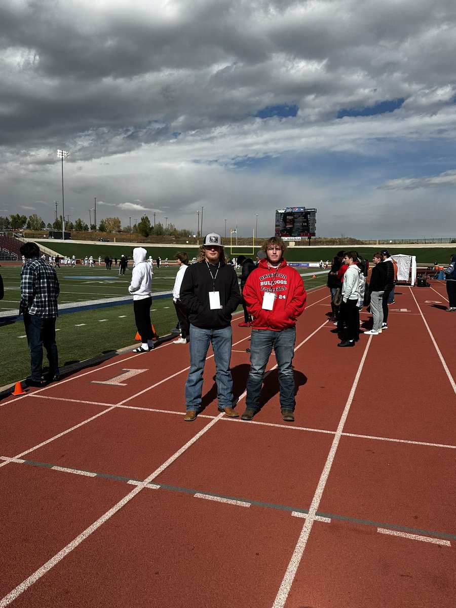 Thank you <a href="/Coach_Tuley/">Ryan Tuley</a> @CSUPCoachGraf <a href="/CSUPFootball/">CSU Pueblo Football</a> for the game day invite I had a great time watching