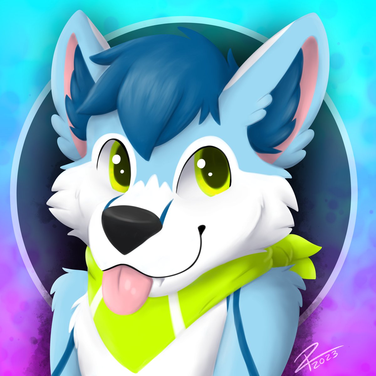 AbbyRoses_'s tweet image. For my love for his birthday @SWDesignsArt &amp;lt;3 I'm really happy with how cute this turned out

#Wolf #Pupper #FurryArt #Art #DigitalArt #TwitchStreamer