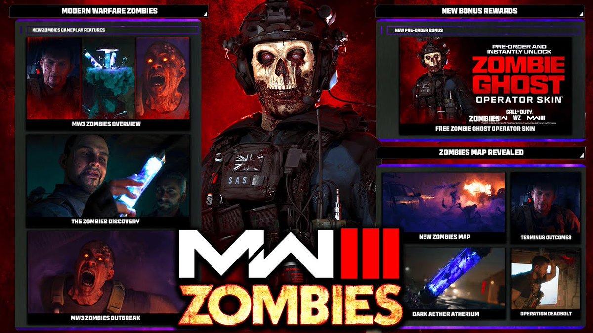 ZOMBIE BUNDLE • GIVEAWAY!

Follow • Like • Repost = ENTER

Comment Below:
● PlayStation
● Xbox
● Pc

25 Zombie codes will be sent out to 25 lucky winners on Halloween.

#CallofDuty #MW3 #MWIII