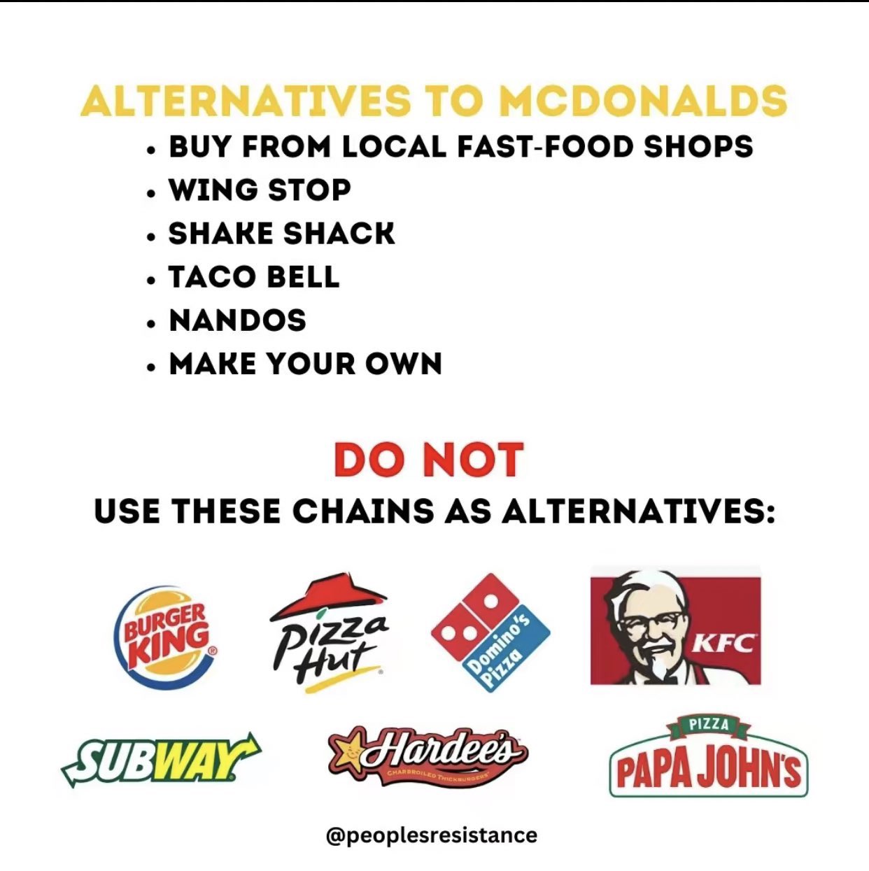 riri 🍰🌸 on X: &ldquo;alternatives when boycotting: i recommend small 