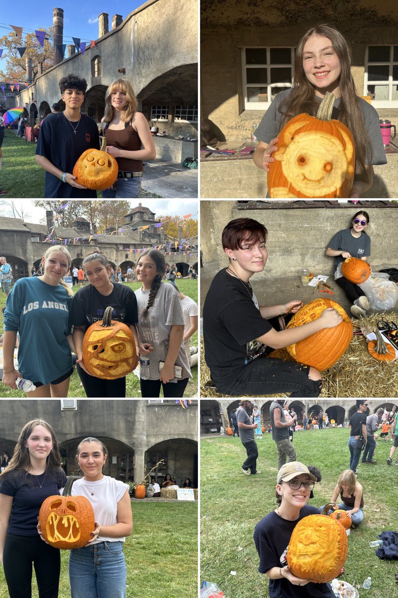 CB High School South NAHS students won the top prize at Pumpkinfest “The People’s Choice Award”! I am so proud of them 🎃 ⁦<a href="/CBSouthHS/">CB South</a>⁩ ⁦<a href="/CBSDSchools/">Central Bucks SD</a>⁩ ⁦<a href="/CBSDart/">Cҽɳƚɾαʅ Bυƈƙʂ Aɾƚ</a>⁩