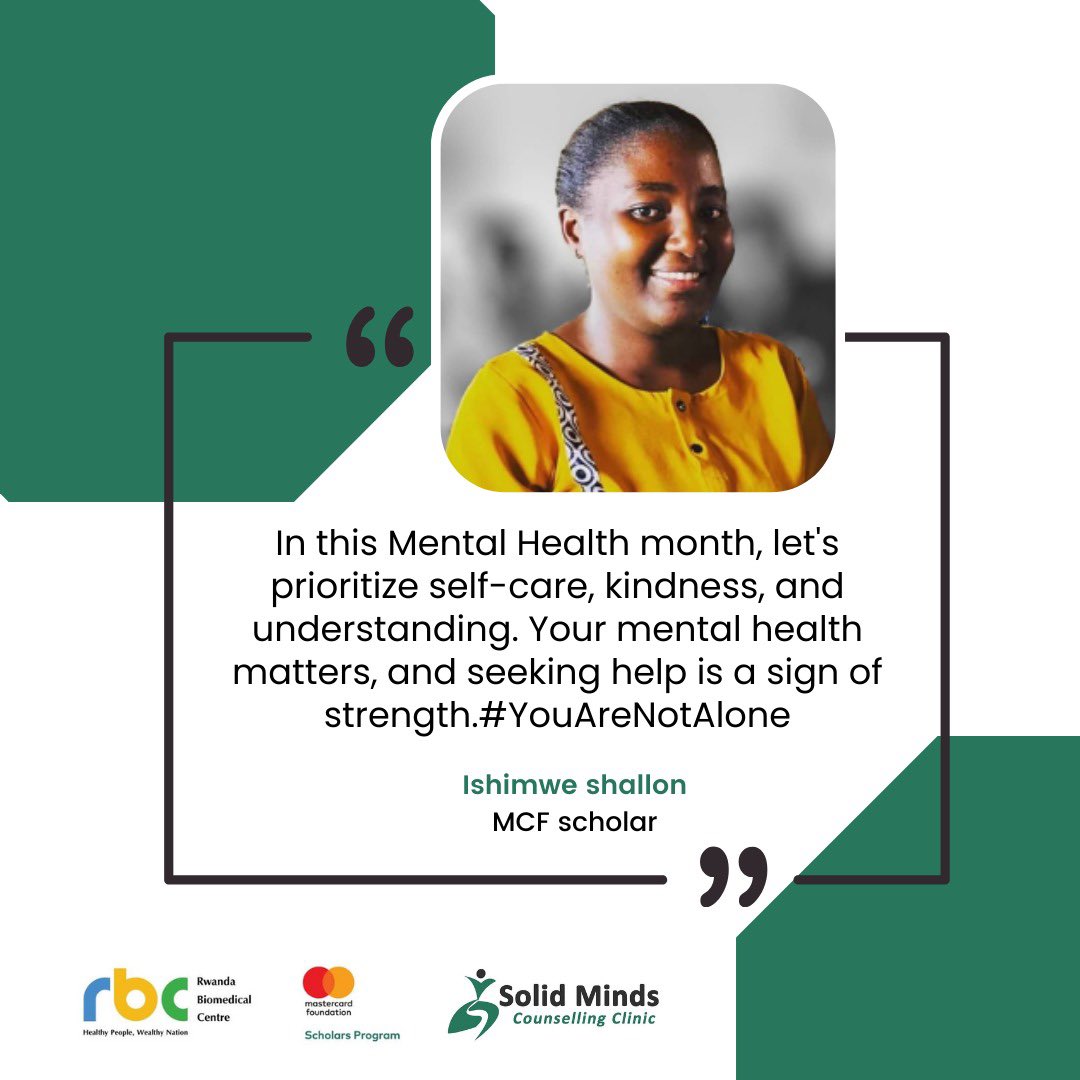 As part of her involvement in the Youth-Friendly National Mental Health Campaign, a collaborative effort by @SolidMindsRw , @RBCRwanda , as well as youth-led groups like @UbuzimaHub @MentalHealthRw @cpsarwanda and #YouMatterInnitiative , Miss @shallon_ishimwe , a dedicated…