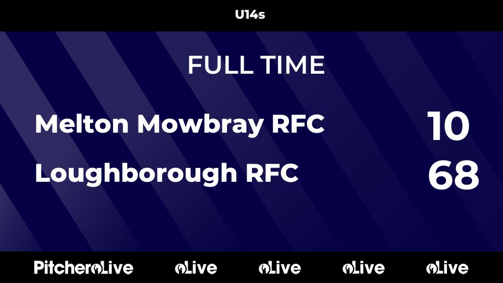 FULL TIME: Melton Mowbray RFC 10 - 68 Loughborough RFC
#MELLOU #Pitchero
pitchero.com/clubs/loughbor…
